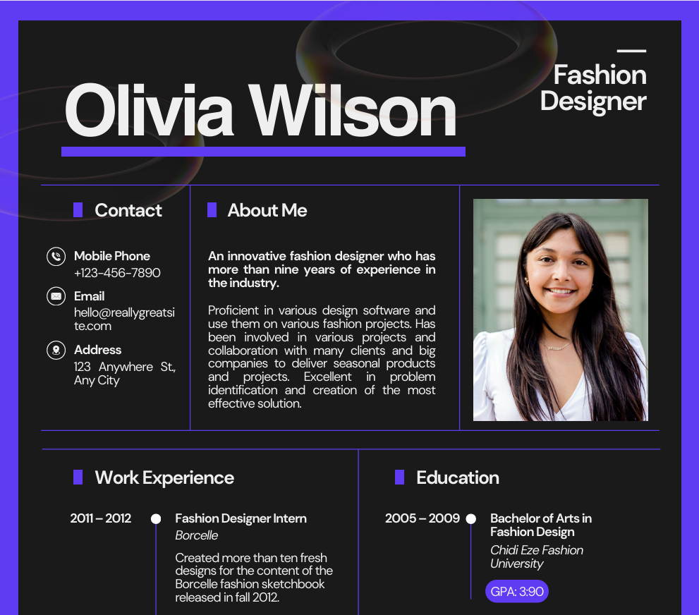 Modern Pro CV Template