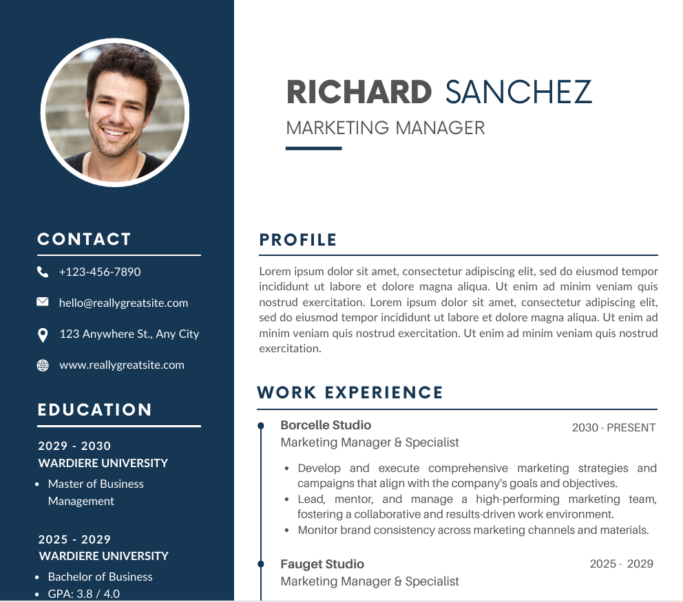 Creative Boost CV Template