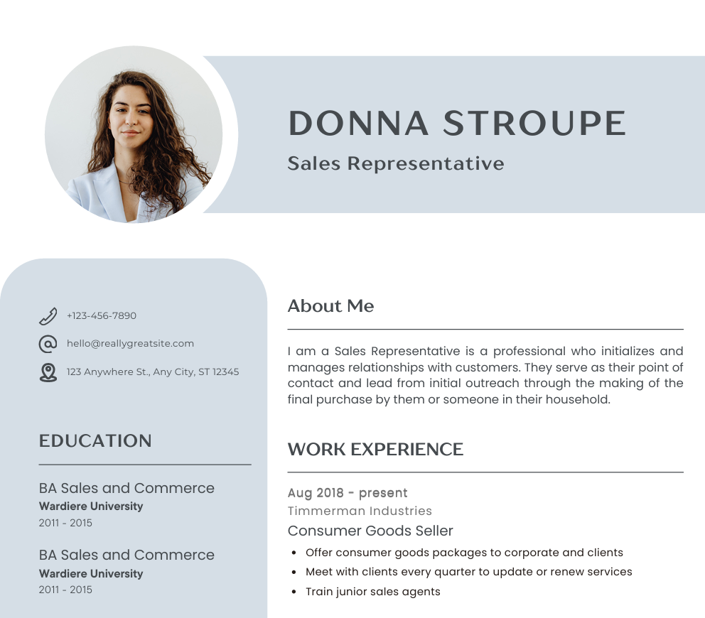 Minimalist CV Template