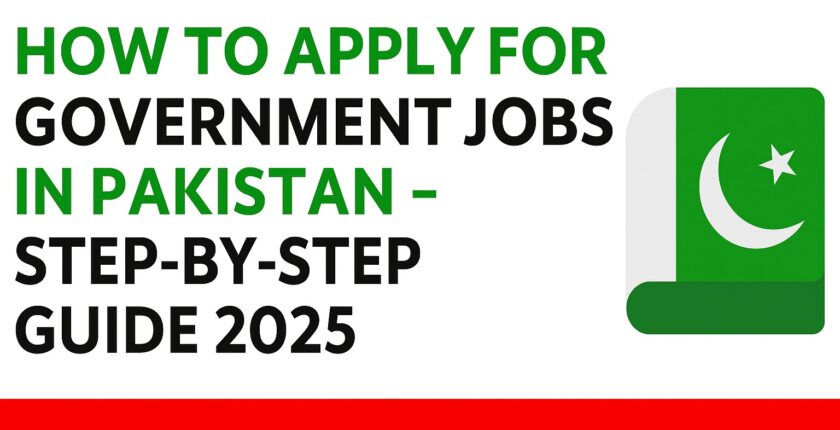 How to Apply for Government Jobs in Pakistan