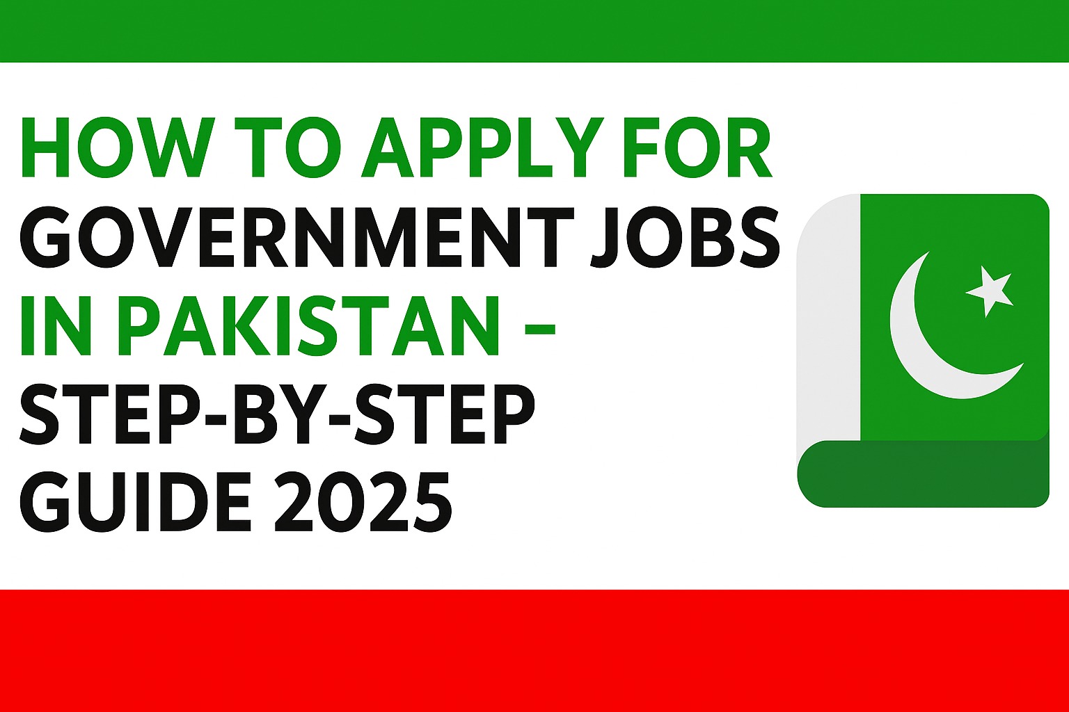 How to Apply for Government Jobs in Pakistan