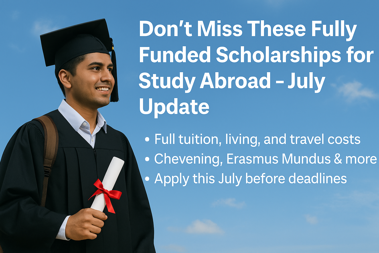 Don’t Miss These Fully Funded Scholarships for Study Abroad