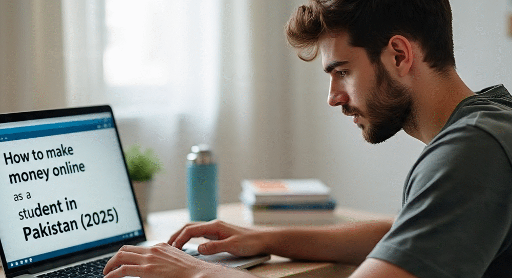 Cómo ganar dinero en línea como estudiante en Pakistán (2025)