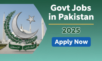 Govt Jobs in Pakistan 2025 – Apply Now