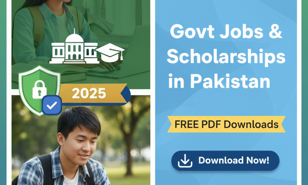 Govt Jobs & Scholarships in Pakistan 2025