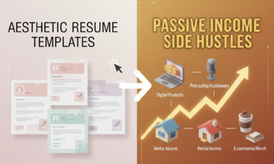 Aesthetic Resume Templates & Passive Income