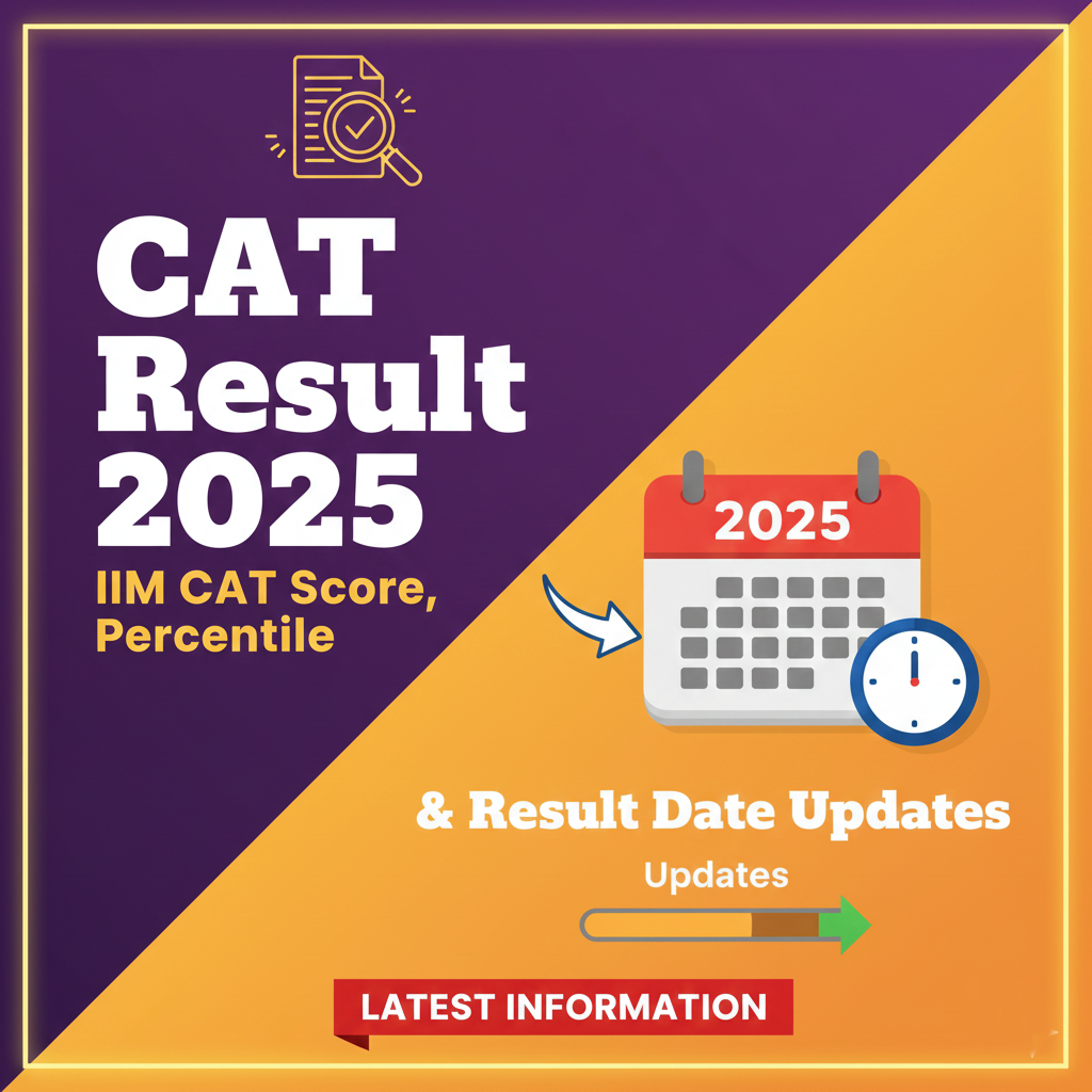 CAT Result 2025 – IIM CAT Score, Percentile & Result Date Updates