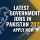 Latest Government Jobs in Pakistan 2026