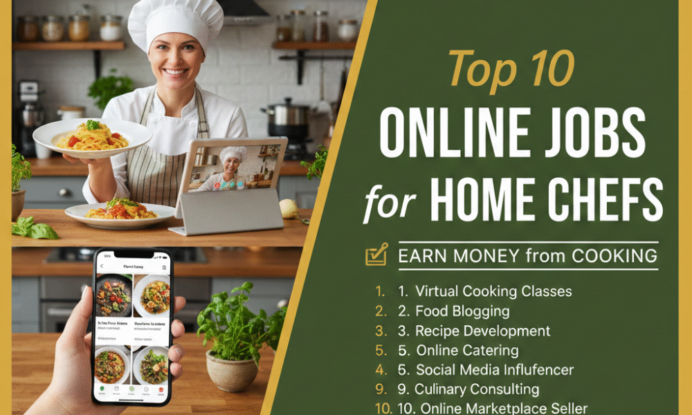 Top 10 Online Jobs for Home Chefs