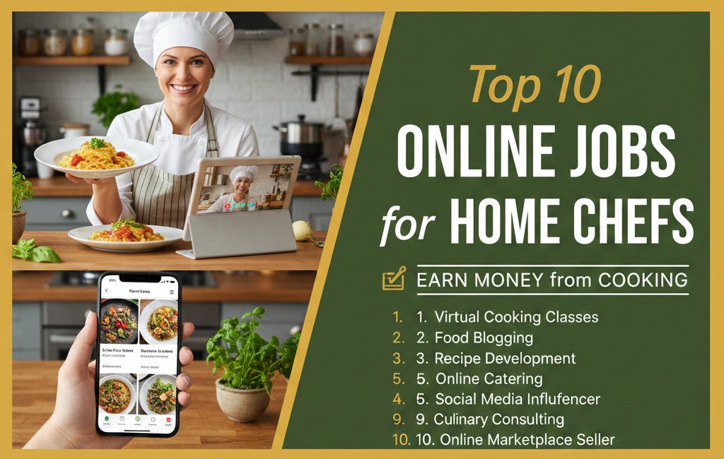 Top 10 Online Jobs for Home Chefs