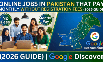 Online Jobs in Pakistan That Pay Monthly Without Registration Fees (2026 Guide)