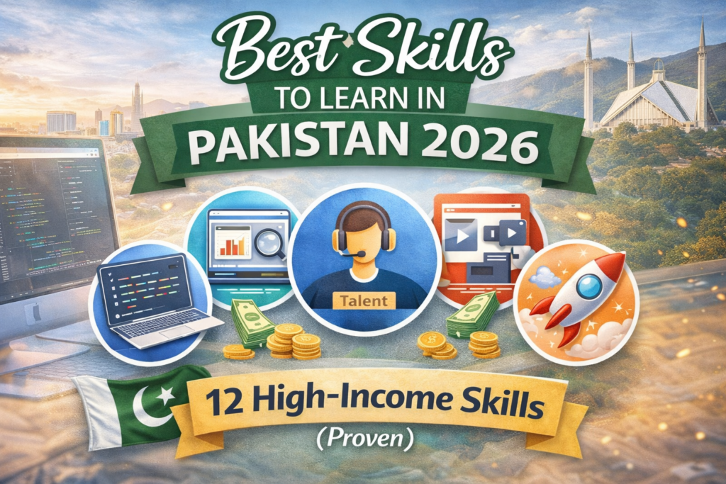 Best Skills to Learn in Pakistan 2026 12 High-Income Skills (Proven)