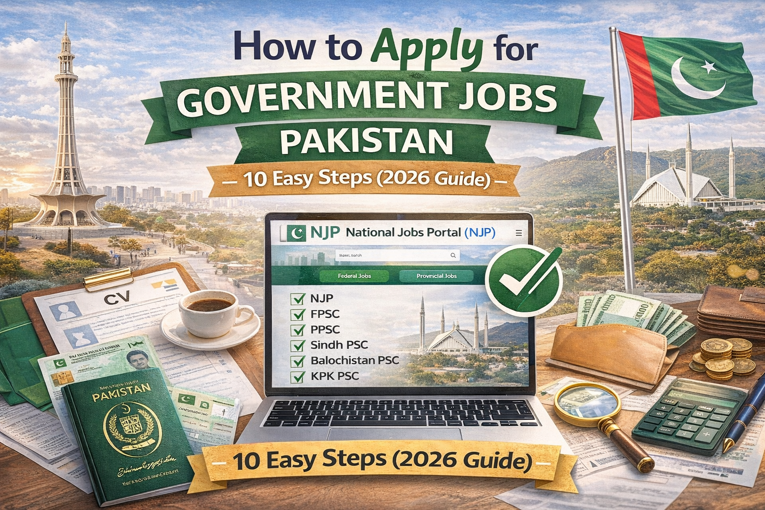 How to Apply for Government Jobs Online Pakistan 10 Easy Steps (2026 Guide)