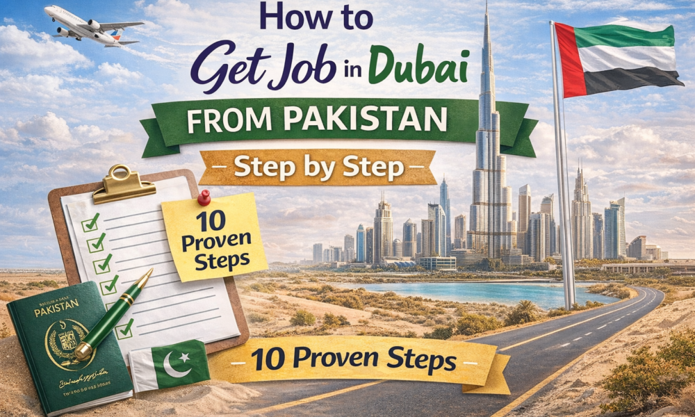 How to Get Job in Dubai from Pakistan Step by Step 10 Proven Steps