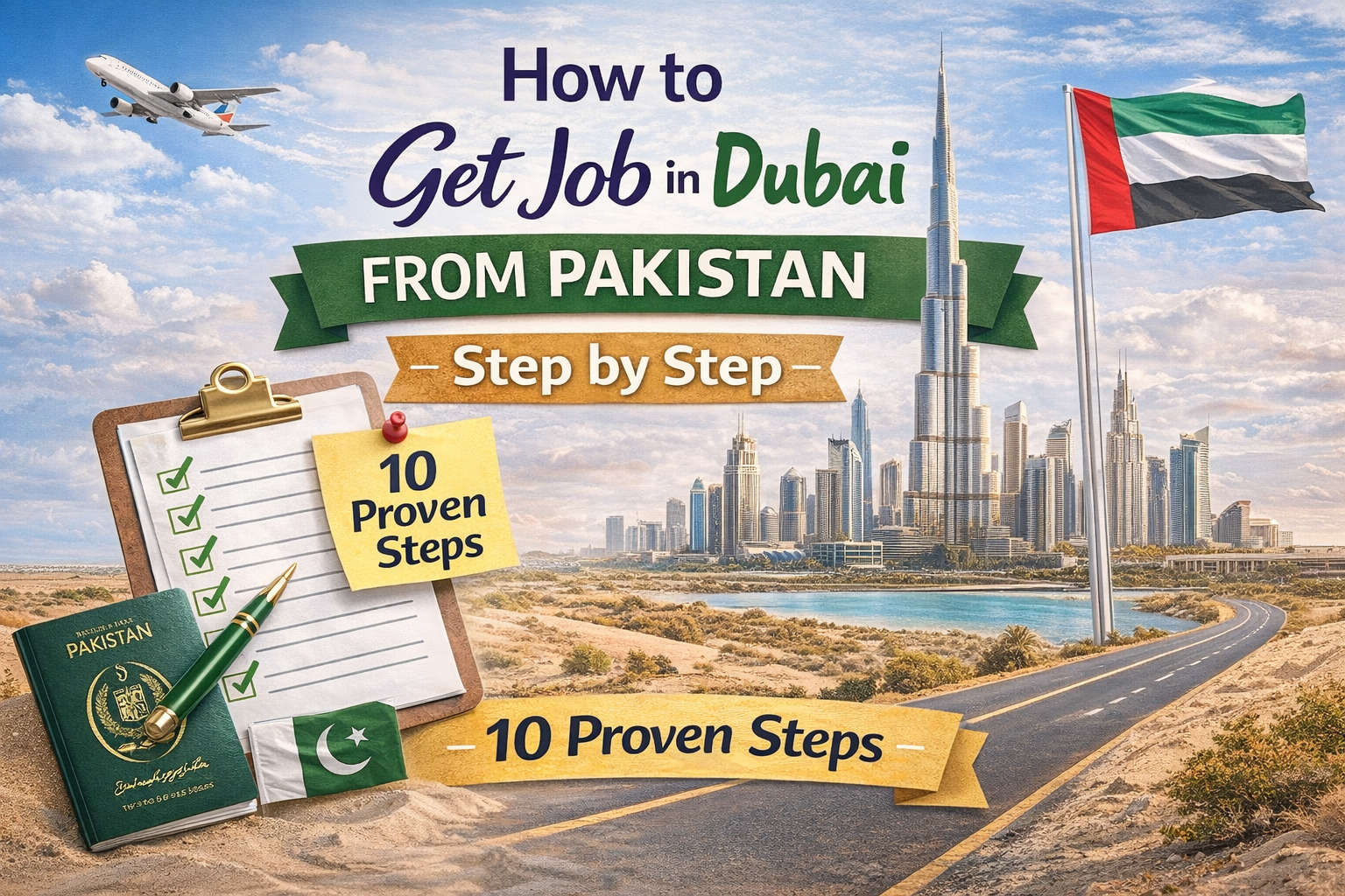 How to Get Job in Dubai from Pakistan Step by Step 10 Proven Steps